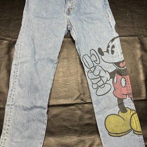Levis Mens Mickey and Friends 502 Jeans